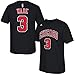 Adidas Dwyane Wade Chicago Bulls Jersey Name and Number T-Shirt (Black)