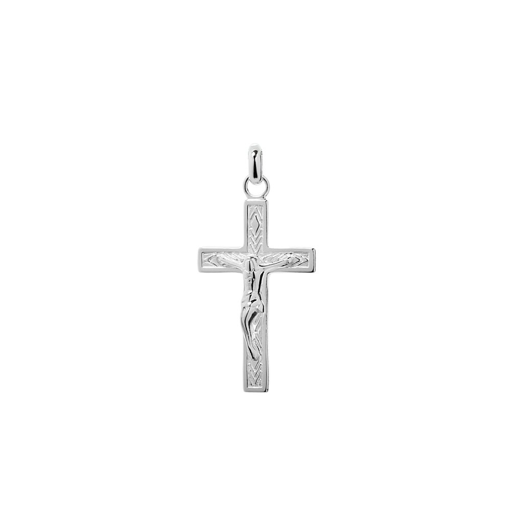 NKlaus 925 sterling silver crucifix cross pendant orthodox communion confirmation baptism 6343