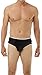 Mens Disposable Underwear Briefs Black med-30pk