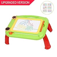 MIZIKUSON Magnetic Drawing Board for Kids, Colorful Erasable Doodle Board Toddlers Toys Learning Sketch Pad for Writing Painting Birthday Gifts ...