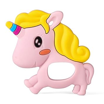 unicorn baby teether