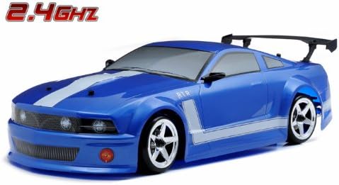 Exceed RC 2.4Ghz MadSpeed Drift King 1/10 Electric Ready to Run Drift Car (FMG-Blue)