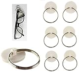 Sticknhang 6-Pak 3M Adhesive Sunglass Eye Glass Holder Hanger for Home Wall