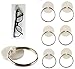 Sticknhang 6-Pak 3M Adhesive Sunglass Eye Glass Holder Hanger for Home Wall