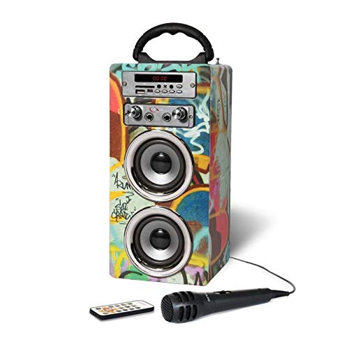 Pure Acoustics Mcp 20 Portable Bluetooth Speaker With Karaoke