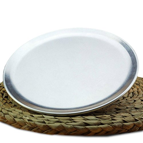 image for Unknown Aluminium Round Pizza Tray Plate Bake Pan Kitchen Cookware 10/