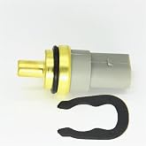 2 pins Original Quality Made in Germany Coolant Temperature Sensor &amp; Clip &amp; O-Ring 06A919501A 158-0784 fits Audi A3 A4 A6 Q7 S5 S6 TT Quattro Beetle Eos Golf GTI Jetta Passat Touareg Volkswagen VW