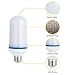 S.A.Pro LED Flame Effect Light Bulbs A Bright Set of Decorative, Low Voltage, Real Flame Effect LED Lamps for a Glowing Amber fire Atmosphere in Your Home | 2X 10W Bulbs with Edison E26 Bases