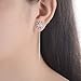 925 Sterling Silver Ear Crawler - Cuff Earrings Cubic Zirconia Ear Climber Earrings For Women