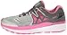 Saucony Women's Hurricane ISO 3 Running Shoe, Grey/Pink/White, 8.5 B(M) US
