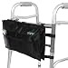 Vive Walker Bag - Water Resistant Accessory Basket Provides Hands Free Storage for Folding Walkers - Attachment Fits Wide and Narrow Styles - Tote Caddy Pouch for Elderly, Seniors, Handicap, Disabled primary