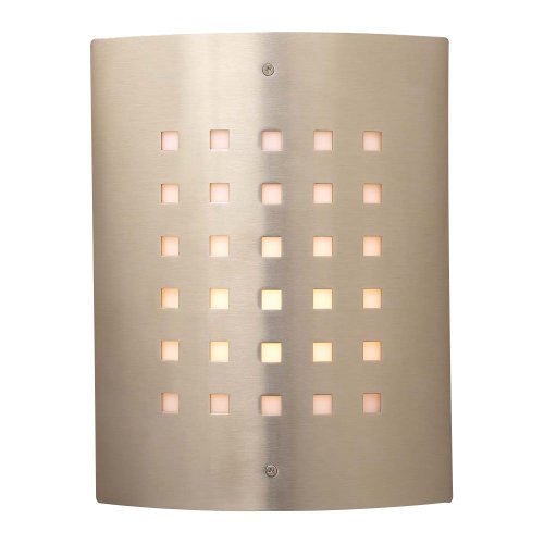 PLC Lighting 1879 SN Outdoor Fixture, Figaro Collection, Satin Nickel finish