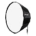 Fotodiox EZ-Pro Deep Parabolic Softbox 36in (90cm) - Quick Collapsible Softbox with Bowens Speedring for Bowens, Interfit and Compatible Lights