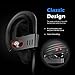[LIFE-TIME Warranty] Bluetooth Headphones, WIEZ IPX7 Structural Waterproof Wireless Sport Headphones w/ Mic HD Stereo Earbuds & Adjustable Earhooks 8 Hour Battery Noise Cancelling Headphones