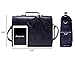 ECOSUSI Briefcase for Women Laptop Bag for Work Briefcase Crossbody Messenger Bags Vegan Leather Satchel Purse Fit 14 Inches Laptop, Navy Blue