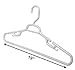 24 Giant Tubular Plastic Hanger - Super Duty, 24 Hangers, Proudly Made in The USA!