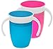 Munchkin Miracle 360 Trainer Cup, Blue/Pink, 7 Ounce, 2 Count