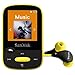 SanDisk 8GB Clip Sport MP3 Player, Yellow - LCD Screen and FM Radio - SDMX24-008G-G46Y