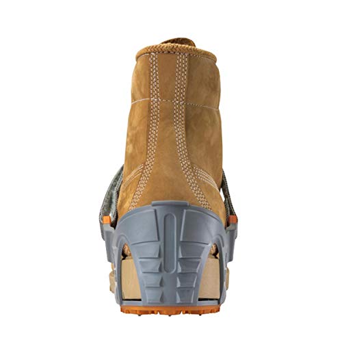 Winter Walking Low-Pro Heel Ice Cleat, Heavy-Duty Industrial Grade Traction Aid for Walking on Snow and Ice, Size Medium (1 Pair)