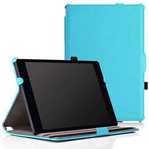 MoKo Google Nexus 9 Case - Slim-Fit Multi-angle Folio Cover Case for Google Nexus 9 8.9 inch Volantis Flounder Android 5.0 Lollipop tablet by HTC, Light BLUE