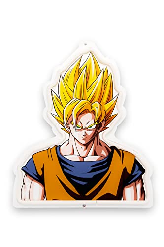 Lampara mural neon Vegeta Dragon Ball Z