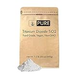 Titanium Dioxide TiO2 (1.5 lb.) by Pure Organic Ingredients, Eco-Friendly Packaging, Non-Nano, Food & USP Grade, Vegan, Non-GMO