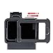 ULANZI V2 Vlogging Case w Tripod for Gopro, Handheld Protective Housing Case Vlogging Frame Cage Mount with Microphone Cold Shoe Adapter Compatible for GoPro 7 6 5, Action Camera Accessories