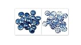 Magic the Gathering Gaming Life Counters - Blue Pearl & Blue Clear Swirl