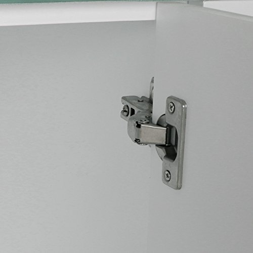 Homecart 72" Double Sink Bathroom Vanity Cabinet Combo Glass Top White Wood w/ 2 Basin Faucets Mirrors and Drains