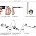 Towel Bars Bathroom Hardware Set - 3 Pieces Stainless Steel Bathroom Holders Wall Mounted, 12”Bath Towel Bar + Toilet Paper Holder + Towel Robe Hook, Heavy Duty Bathroom Accessories Kit