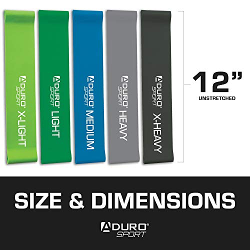 Aduro Sport Resistance Bands Set Exercise Workout Bands Loops 3 or 5
