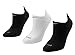 Nike Dri-Fit Lightweight No Show Socks 3 Pair (Women's Shoe Size: 6-10, Black/White)