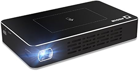 Aodin Mini Projector, Android Video Projector Wireless DLP Portable Smart Home Theater Miracast, EShare &amp; Airplay Mobile Phone HD Movies HDMI Input Keystone Correction WiFi &amp;Bluetooth Connectivity