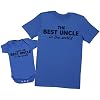 I Have The Best Uncle In The World – Maak een set – Gecoördineerde cadeauset voor vader en baby – oom-T-shirt en…