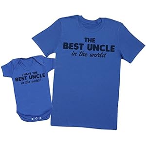 I Have The Best Uncle In The World – Maak een set – Gecoördineerde cadeauset voor vader en baby – oom-T-shirt en…