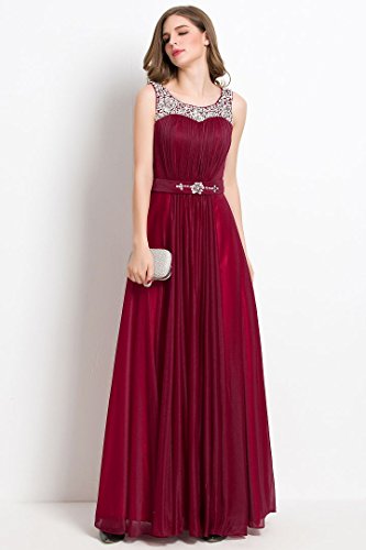 Beauty-Emily Womens Long Mermaid Evening Dresses Beaded Formal Prom Party Cocktail Wedding Guest Gowns Teal Size US6