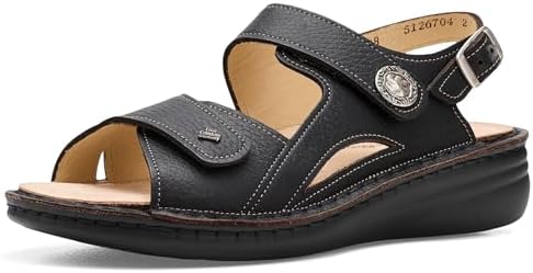 Amazon.com | Finn Comfort Women's Praia Mellow, 5, Blue Nubuck