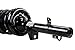 Prime Choice Auto Parts CST100027 Quick Install Complete Strut Assembly For Rear Left Drivers / Right Passengers
