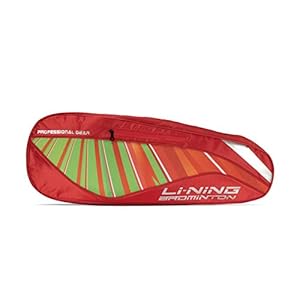 Li-Ning 2 In1 Badminton Racketbag Abdp444-3, Polyester, Red