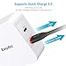 EasyAcc 48W USB C Fast Wall Charger, Power Delivery and QC 3.0 USB Dual Ports Output for iPhone X/XR/XS/MAX/8/8Plus/7/7 Plus/MacBook and iPad Pro, Samsung S10/S9/9+/S8/8+, Nintendo Switch and More