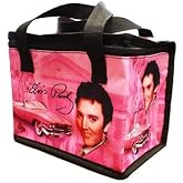 Midsouth Products Elvis Presley Lunch Bag - Pink with Guitars