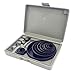EDMBG Hole Saw Kit 16 Pieces 3/4”-5” Full Set in Case with Mandrels and Install Plate