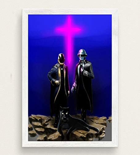 PWERWOTAM Wall Decoration Wall Paintings Punk The Weeknd Starboy Metal Dj Hip Hop Art Painting Canvas Poster Wall Home Decor 42X60 Cm Without Frame