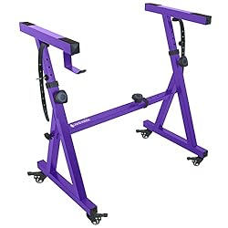 Liquid Stands Keyboard Stand w/ Wheels - Z Style