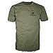 Official Winchester Mens Cotton Vintage Rider Graphic Printed Short Sleeve T-Shirt (Large, Military Heather)
