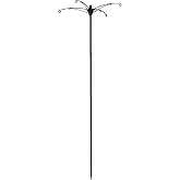 BirdsUP Versa Pole for 4 Bird Feeders, w/Bullseye Level and Torque Bar, 1-inch Diameter, 7.7ft Installed