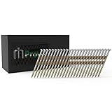MProve Plastic Strip Collated Framing Nails - 21 Degree 2-3/8 in x 0.113 Ring Shank [500 Nails]