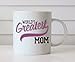MAUAG Mothers Day Best Coffee Mug for Mom, World's Greatest Mom Unique Gifts for Mother Mom MamaCup White, 11 Oz