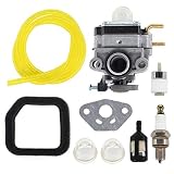 USPEEDA Carburetor for Troy-Bilt TB4BP TBP6160 TB4BPEC Backpack Blower 753-05676A Carb Fuel Line Filter Spark Plug