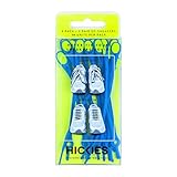 HICKIES 1.0 No-Tie Elastic Shoelaces - Blue Yellow